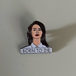 Lana Del Rey Born to Die Enamel Pin Fairy Whimsigoth Button